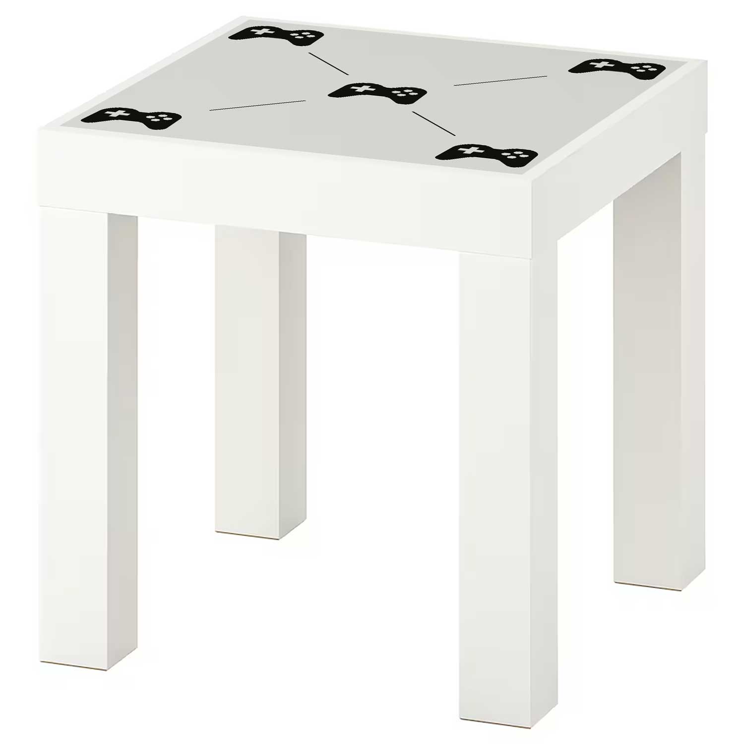 Möbelfolie für IKEA Lack Tisch 35x35 cm 'Gamepad'