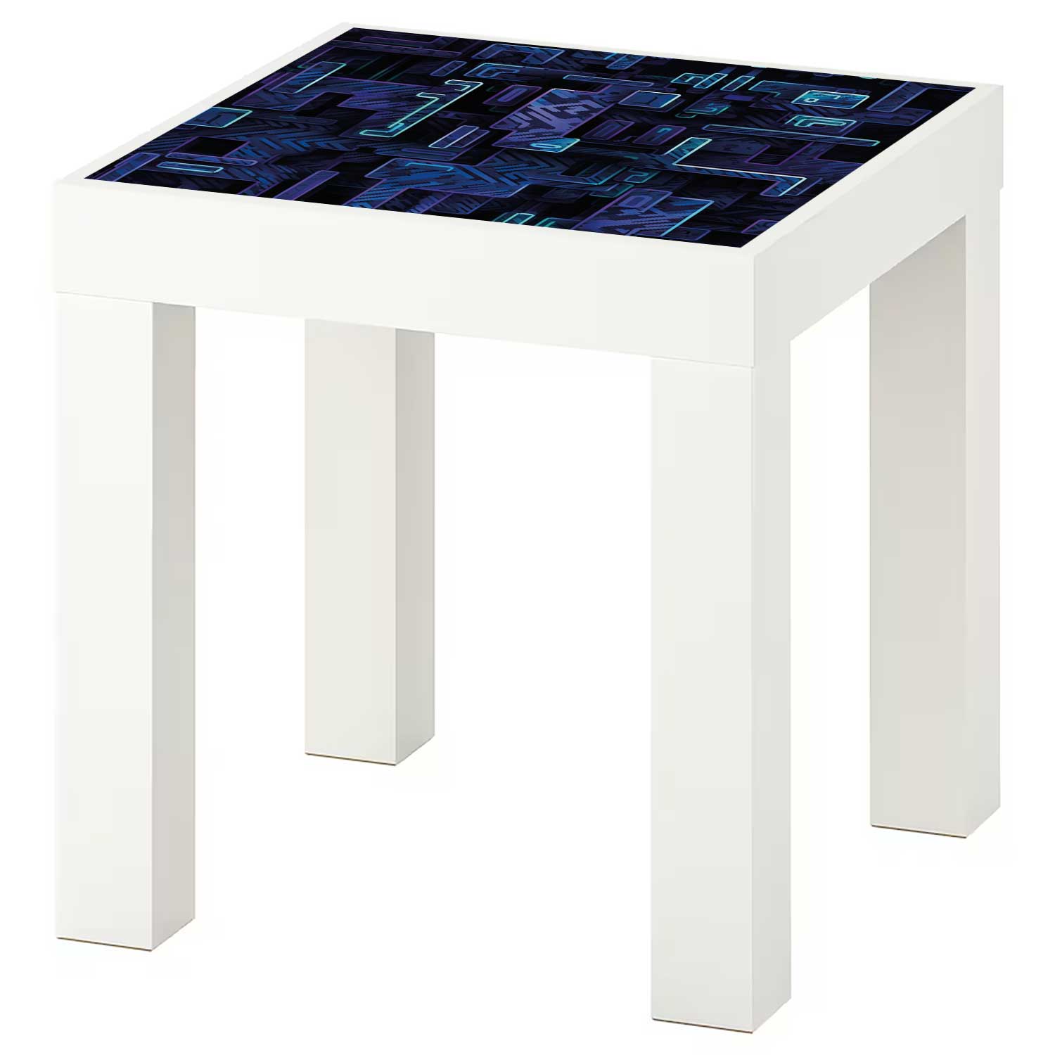 Möbelfolie für IKEA Lack Tisch 35x35 cm '3D Mainboard'