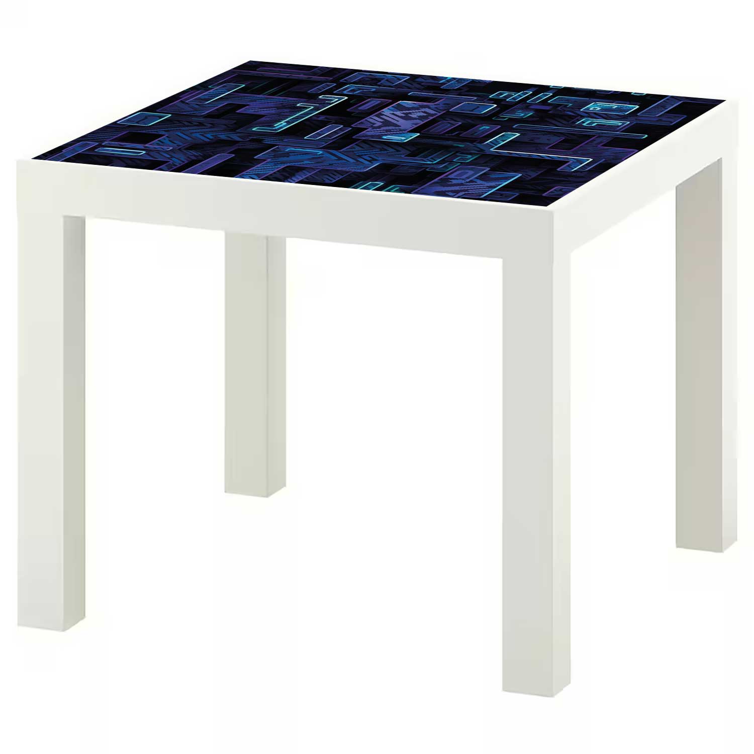 Möbelfolie für IKEA Lack Tisch 55x55 cm '3D Mainboard'