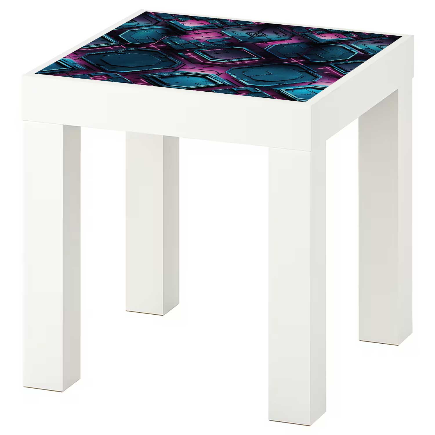 Möbelfolie für IKEA Lack Tisch 35x35 cm 'Cyber Sculpt'