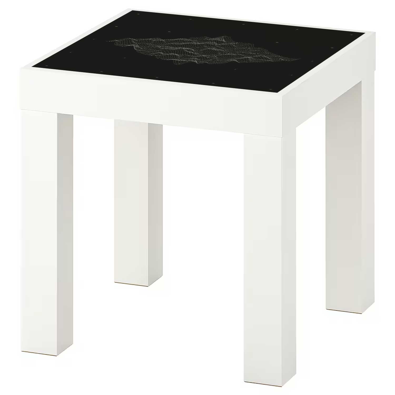 Möbelfolie für IKEA Lack Tisch 35x35 cm 'FUI Grid'