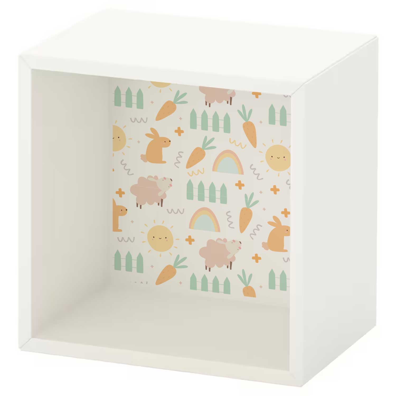 Möbelfolie Kinder für IKEA EKET 35x35x25cm 'Bauernhof'