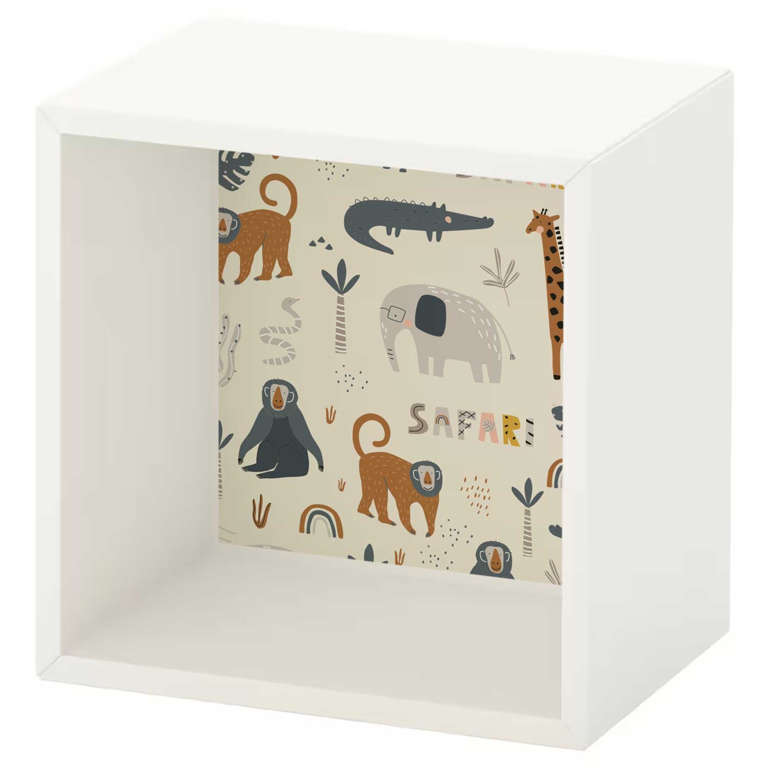 Möbelfolie Kinder für IKEA EKET 35x35x25cm 'Safari'