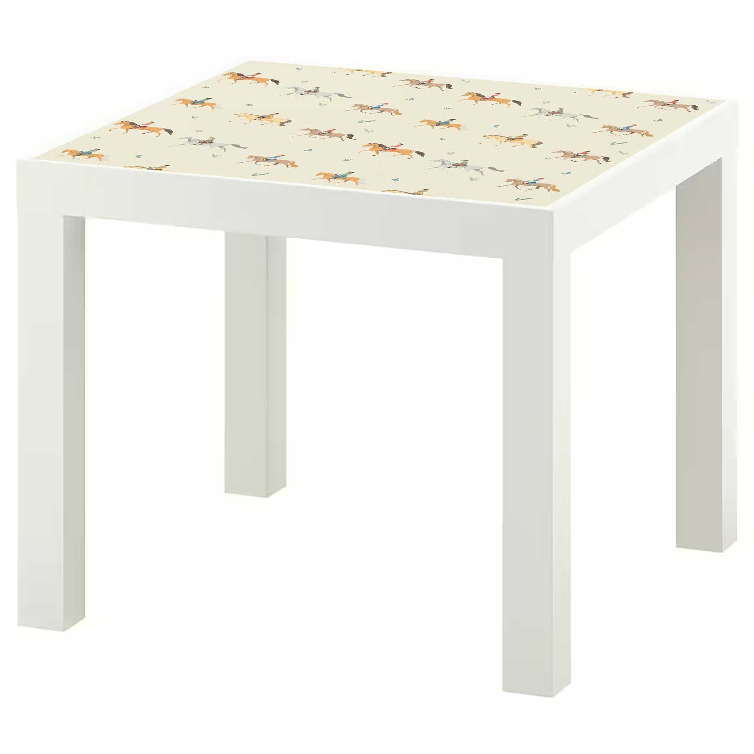 Möbelfolie Kinder für IKEA Lack Tisch 55x55 cm 'Pferde'