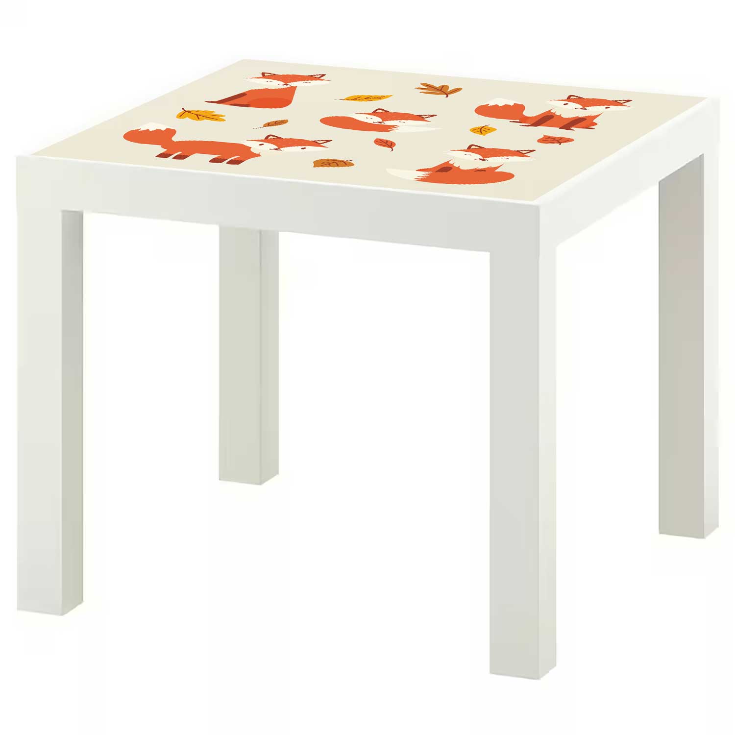 Möbelfolie für IKEA Lack Tisch 55x55 cm 'Fuchs'