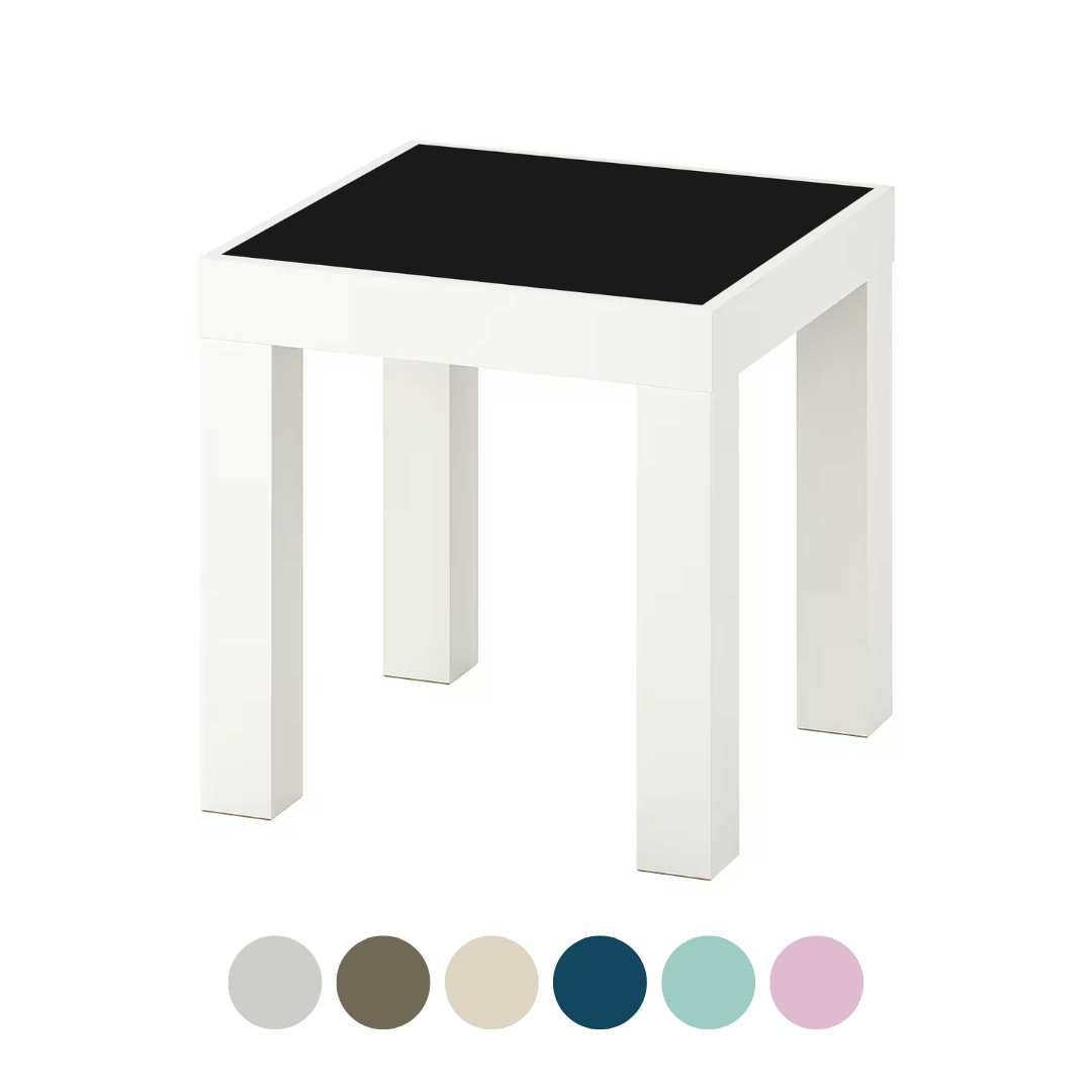 Möbelfolie für IKEA Lack Tisch 35x35 cm 'Uni-Colors'