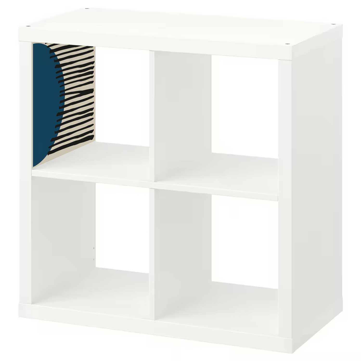 Möbelfolie für IKEA KALLAX Regal 'Pinselstrich'