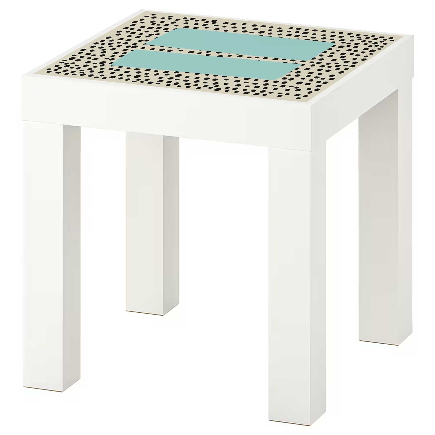 Möbelfolie für IKEA Lack Tisch 35x35 cm 'Pünktchen'
