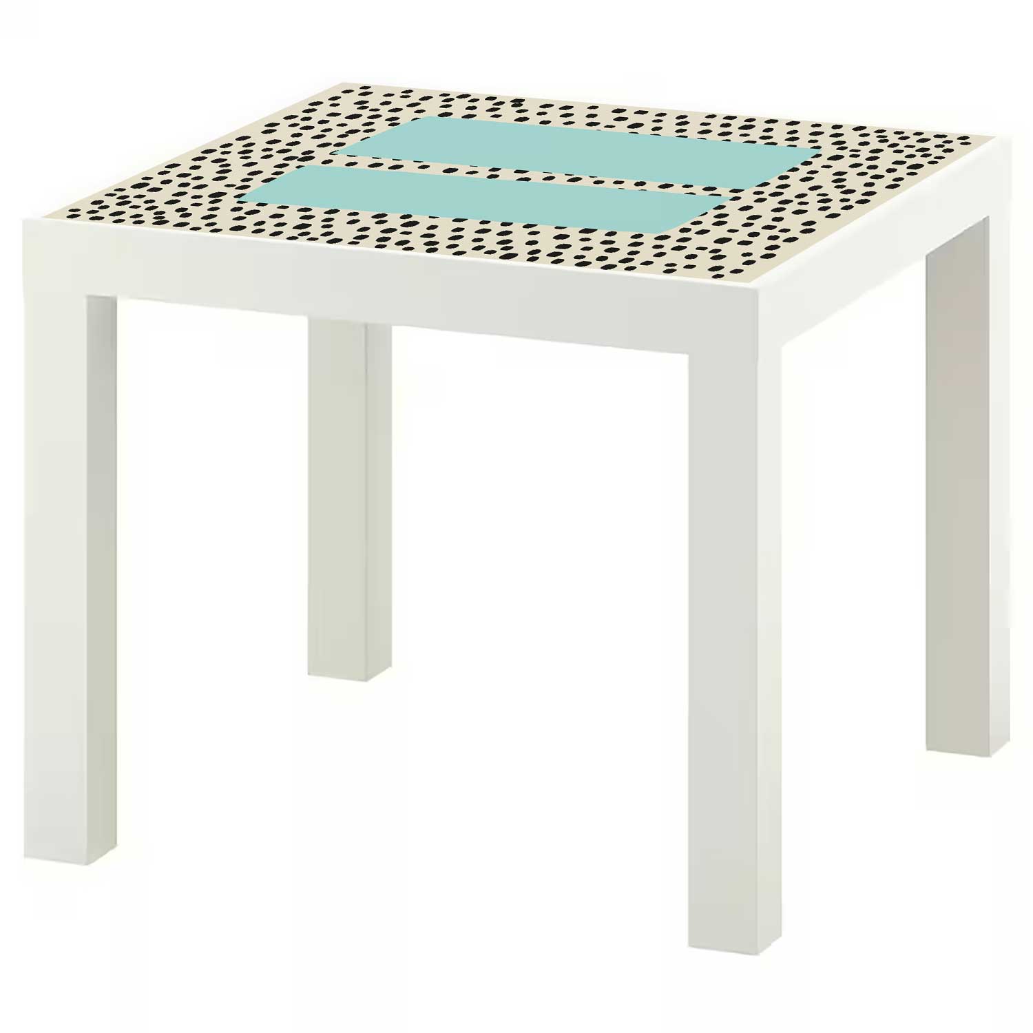 Möbelfolie für IKEA Lack Tisch 55x55 cm 'Pünktchen'