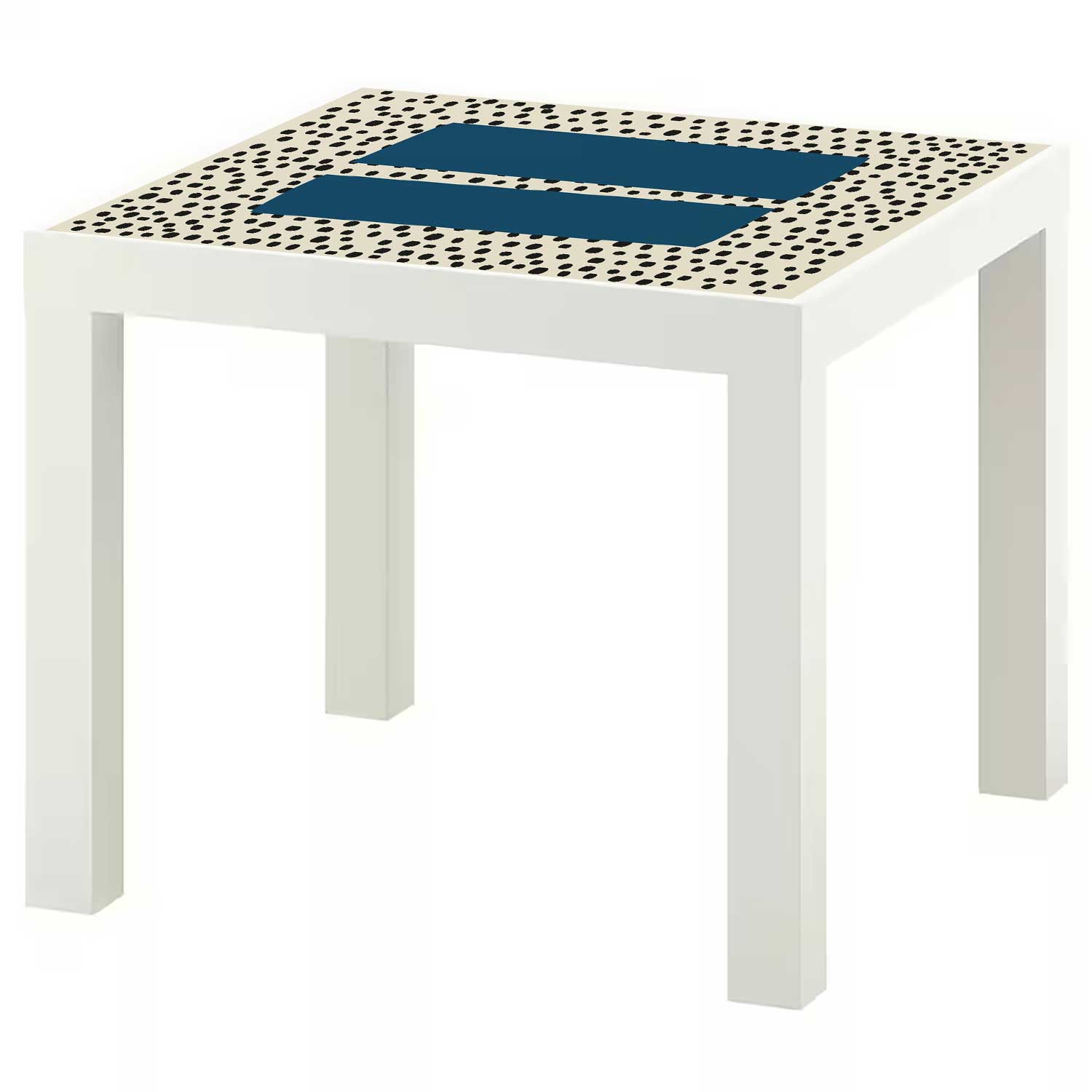 Möbelfolie für IKEA Lack Tisch 55x55 cm 'Pünktchen'