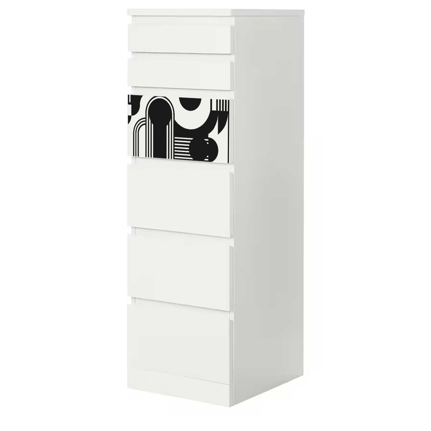 MALM 6-Schubladen Art Deco - sköna-f2da