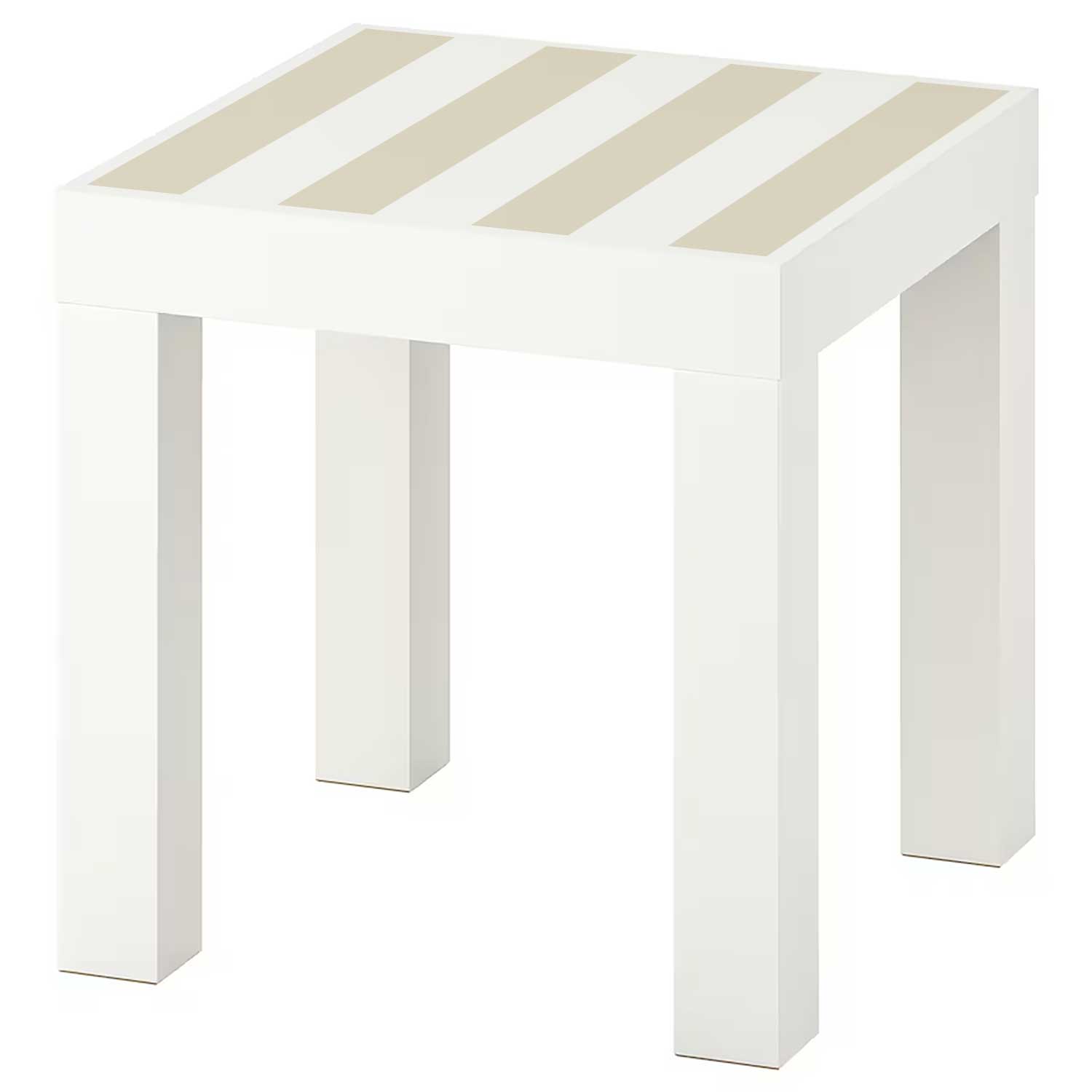 Möbelfolie für IKEA Lack Tisch 35x35 cm 'Streifen'