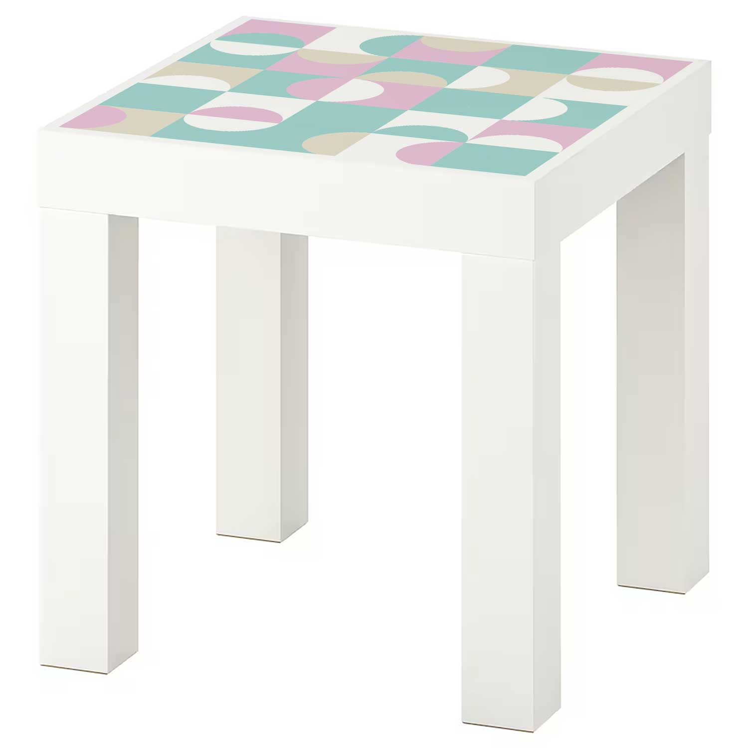Möbelfolie für IKEA Lack Tisch 35x35 cm 'Bauhaus Fliesen'
