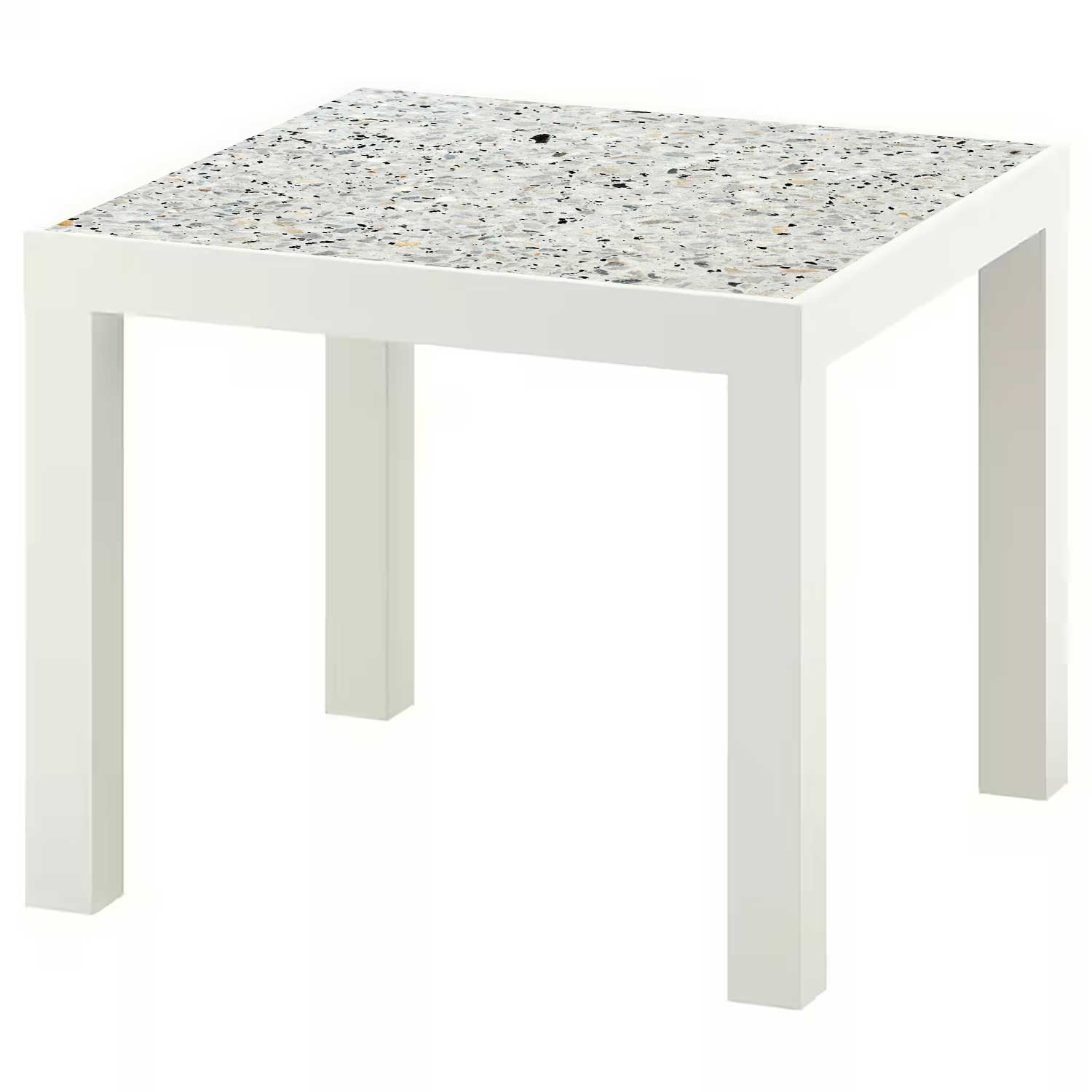 Möbelfolie für IKEA Lack Tisch 55x55 cm 'Terrazzo'